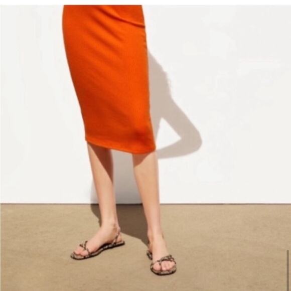 Zara Animal Print Flat Sandals Size 7.5 US - Picture 7 of 11